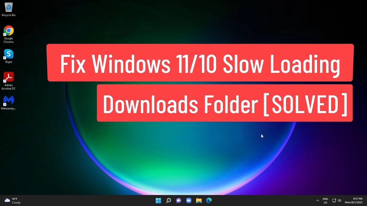 Solución: Carpeta de descargas lenta en Windows 11/10