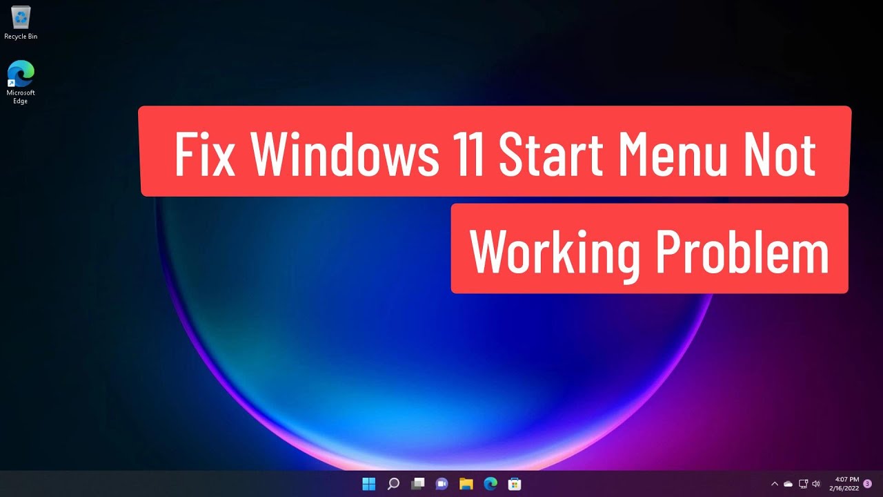 Solución problemas menú inicio Windows 11: reinicio, sfc, powershell, descarga