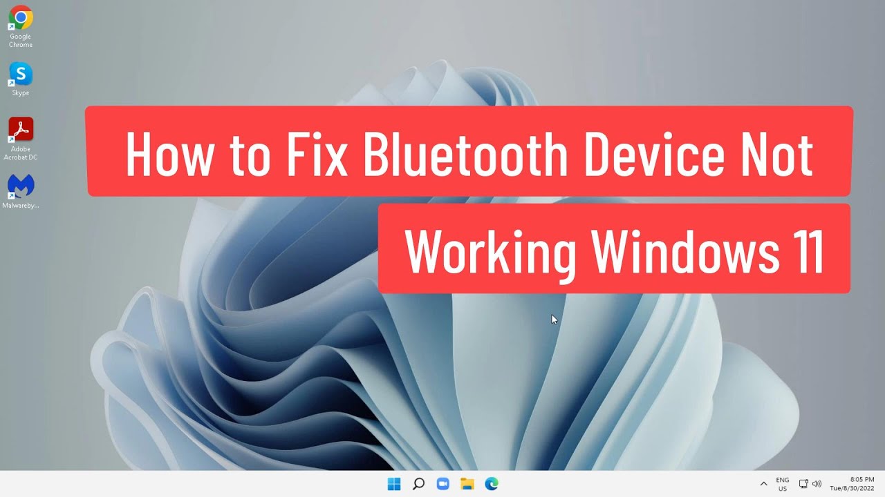 Solución problemas Bluetooth Windows 11