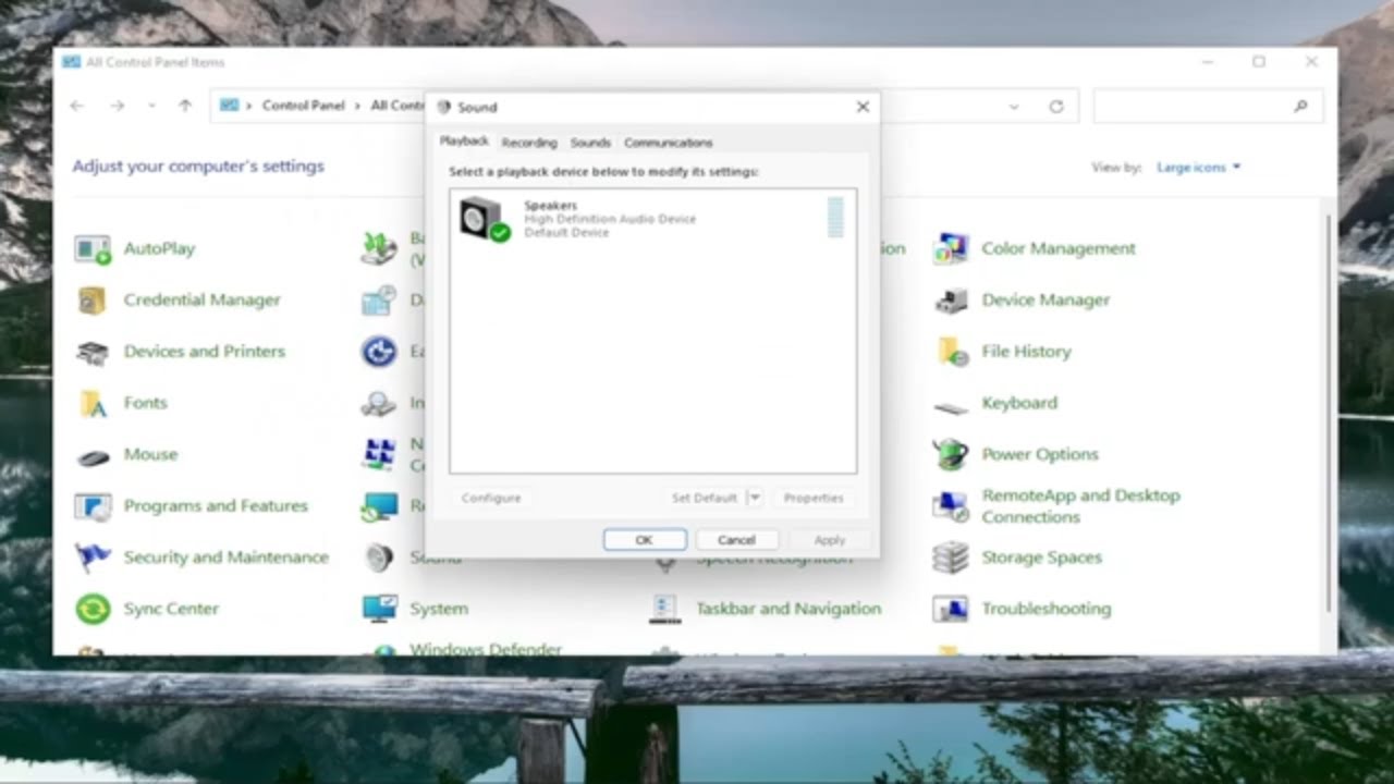 Habilitar dispositivo de audio en Windows 11/10