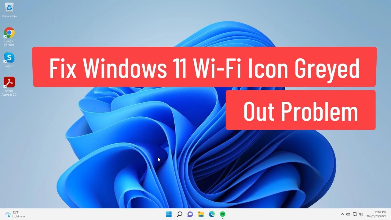 Reparar problema con icono gris de Wi-Fi en Windows 11: tutorial de solución