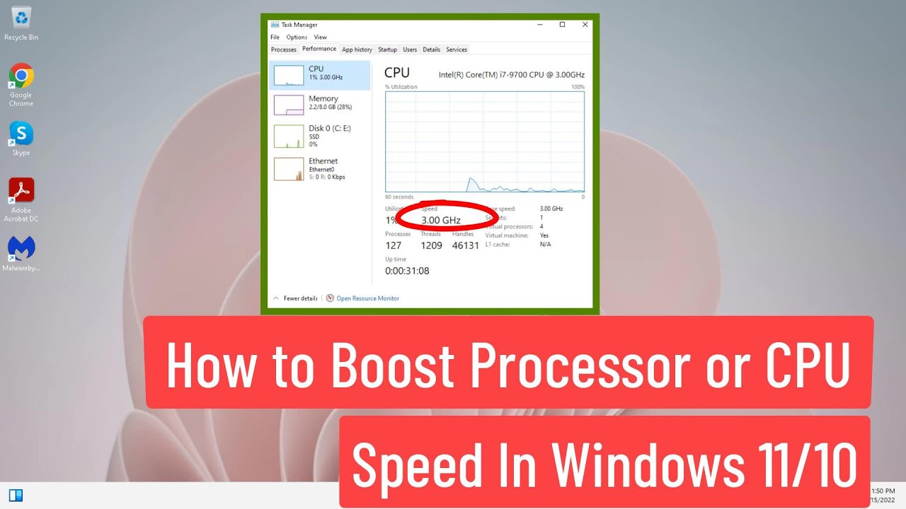 Aumentar la velocidad del procesador en Windows 11/10 [RESUELTO]