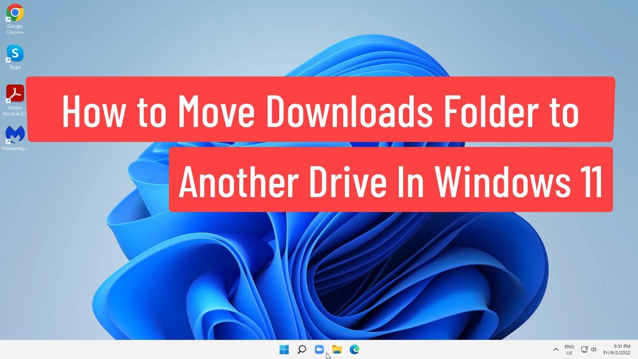 Moviendo la carpeta de Descargas a otro disco en Windows 11