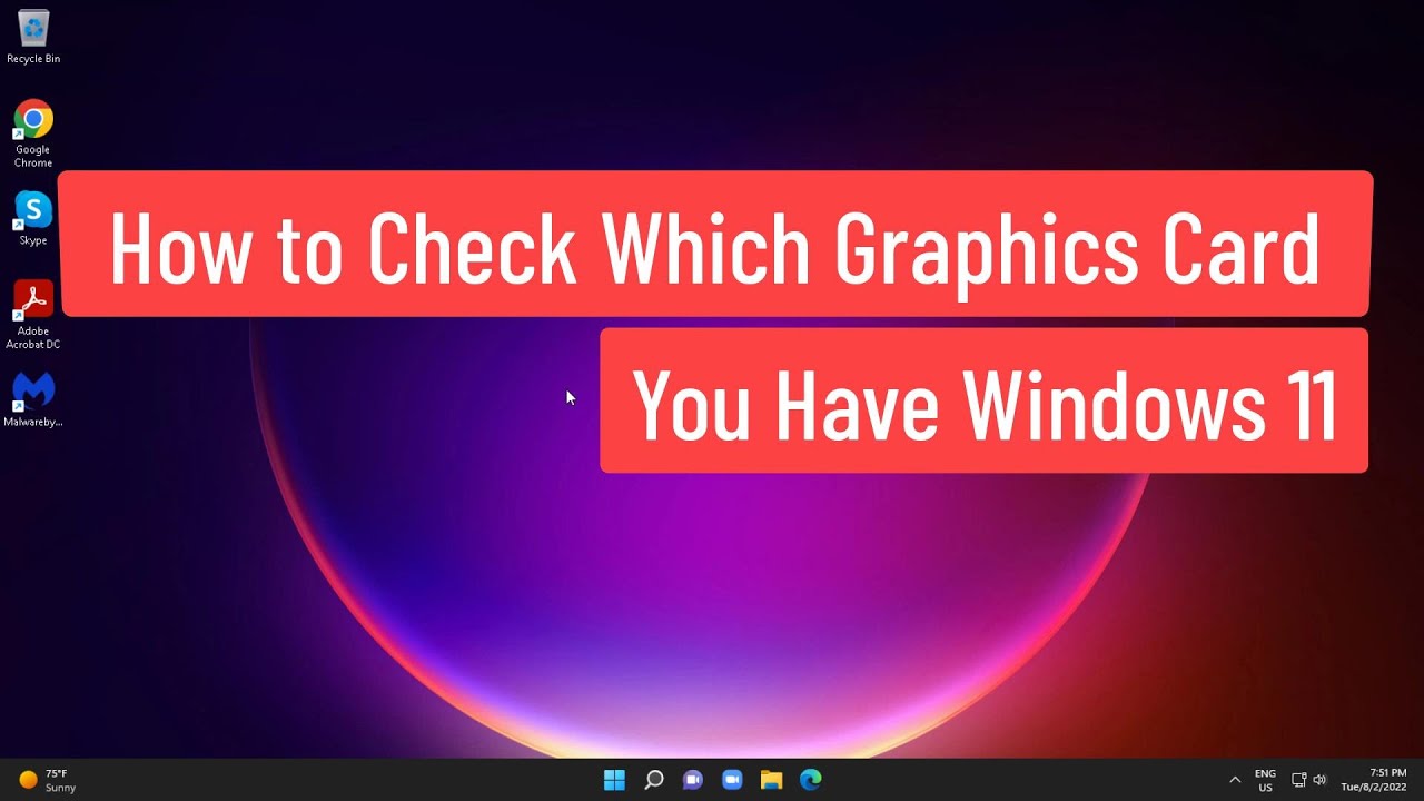 ¿Cómo verificar qué tarjeta gráfica tienes en Windows 11?