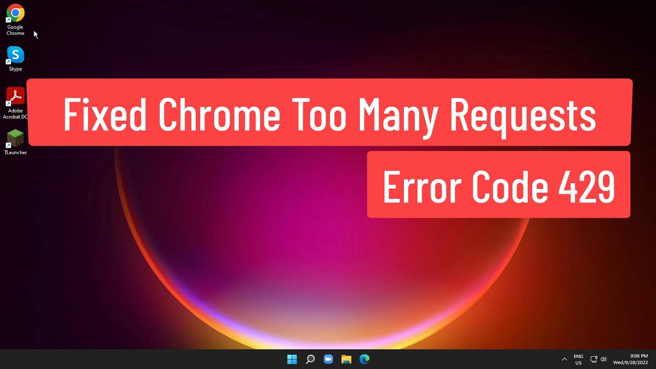 Solución error 429 Chrome: Limpiar caché y restaurar configuración