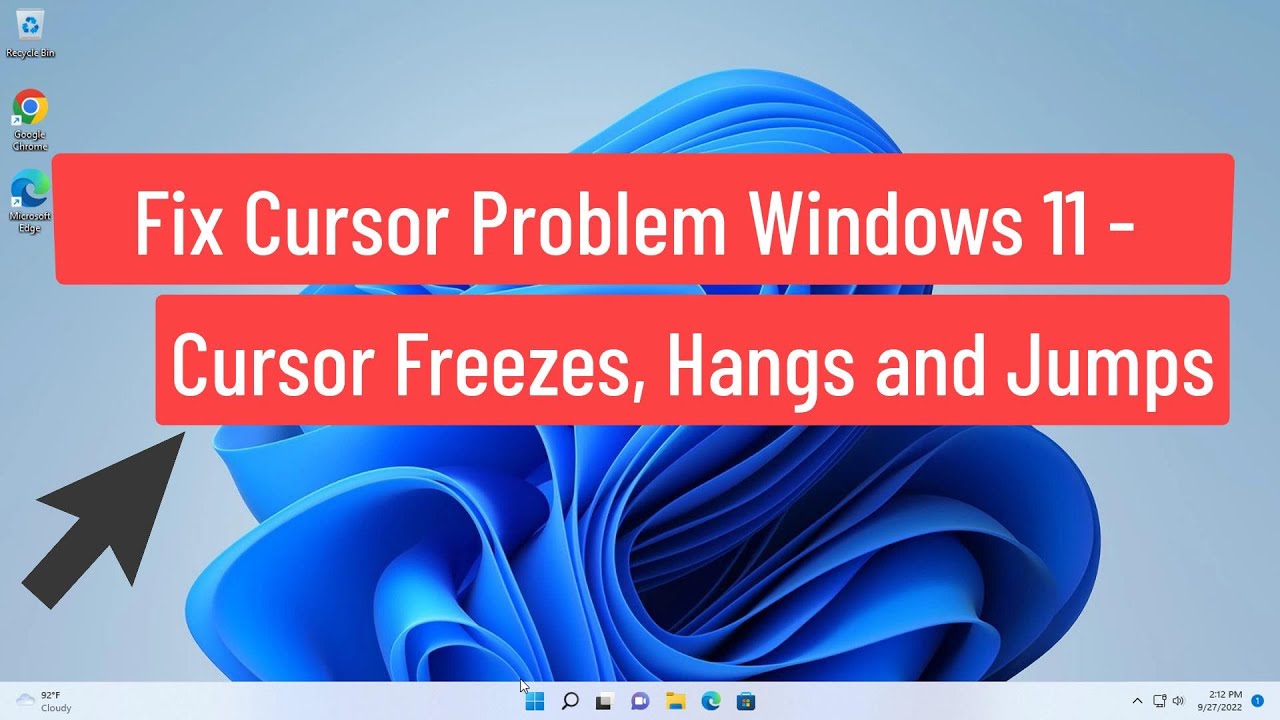 Solución de problemas del cursor en Windows 11 (90 caracteres)