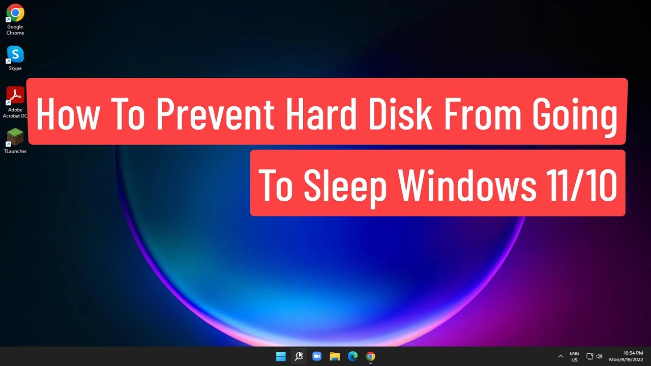 Prevenir que el disco duro entre en modo de suspensión en Windows