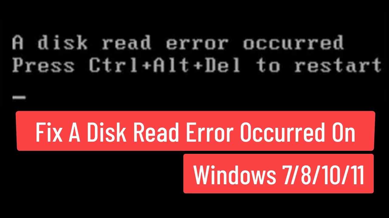 Solución: Errores de lectura de disco en Windows 7/8/10/11