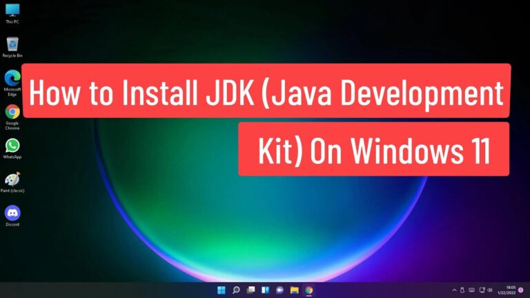 Instalación JDK en Windows 11: Tutorial de instalación paso a paso ...