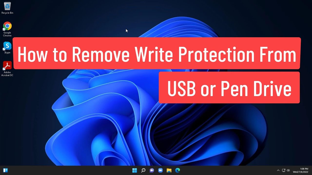 Cómo quitar la protección de escritura de una memoria USB o pendrive | Error: el disco está protegido contra escritura.