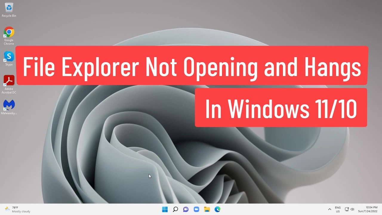 Solución para problema de File Explorer no abre y se congela en Windows 11/10