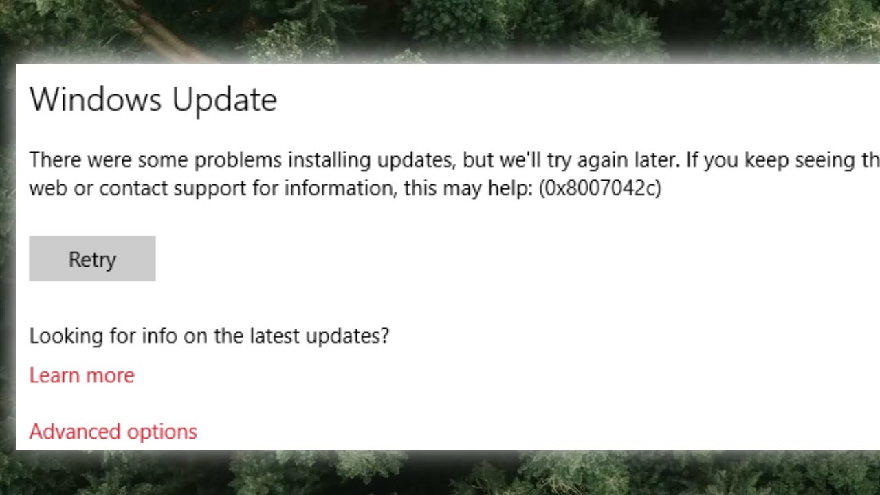 Resolución de error 0x8007042c para Windows Update o Firewall