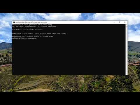 Solución para el error de respaldo de imagen del sistema con códigos de error 0x807800c5 y 0x80070020: Reiniciar y ejecutar comando SFC.