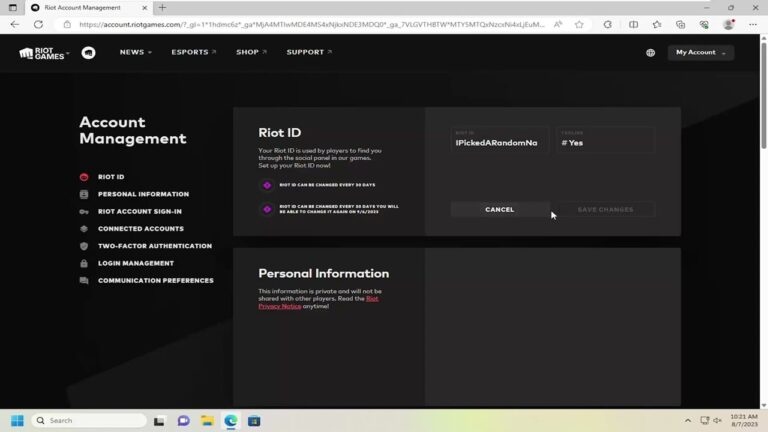 Create and Change Riot Games ID and Tagline: Tutorial - Mundowin