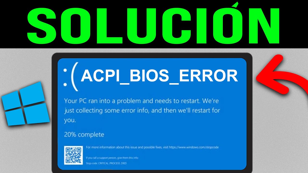 Arreglo completo error de acpi_bios_error en windows 10 8.1 7
