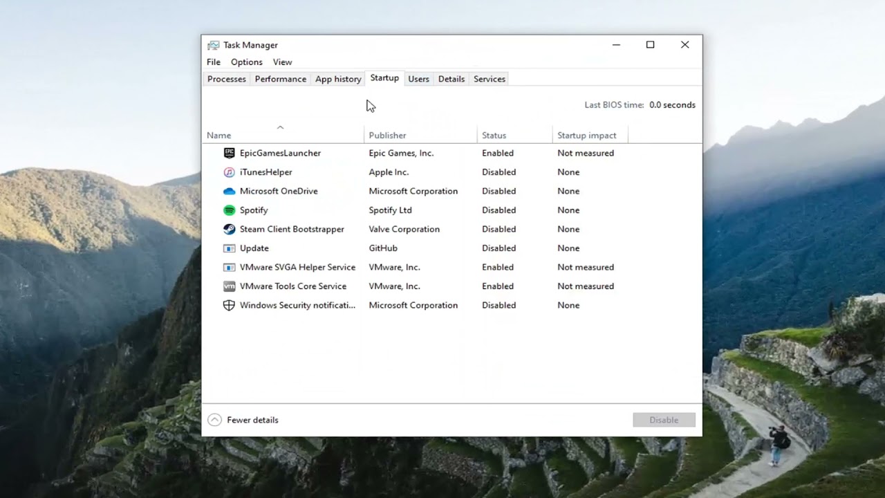 «Desactivar Microsoft OneDrive en el inicio de Windows»