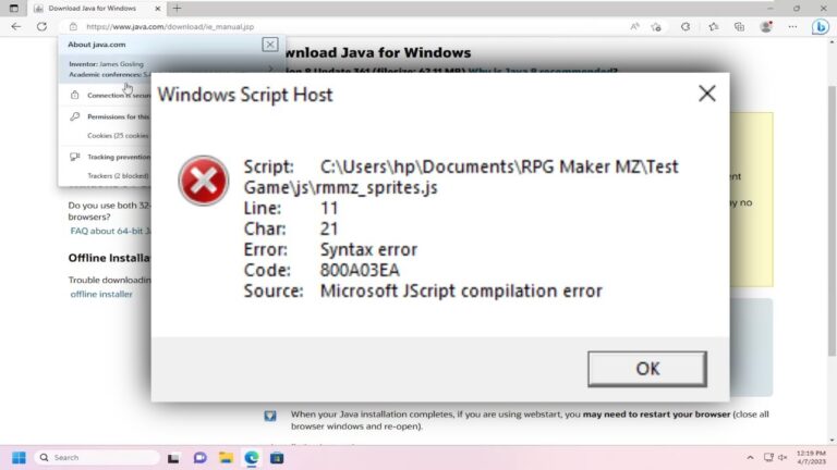 Resolviendo el error de sintaxis de Windows Script Host code 800a03ea ...