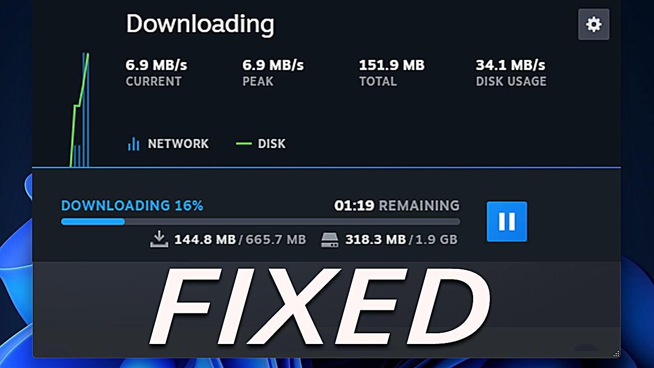 Soluciones para acelerar las descargas de Steam en Windows 11