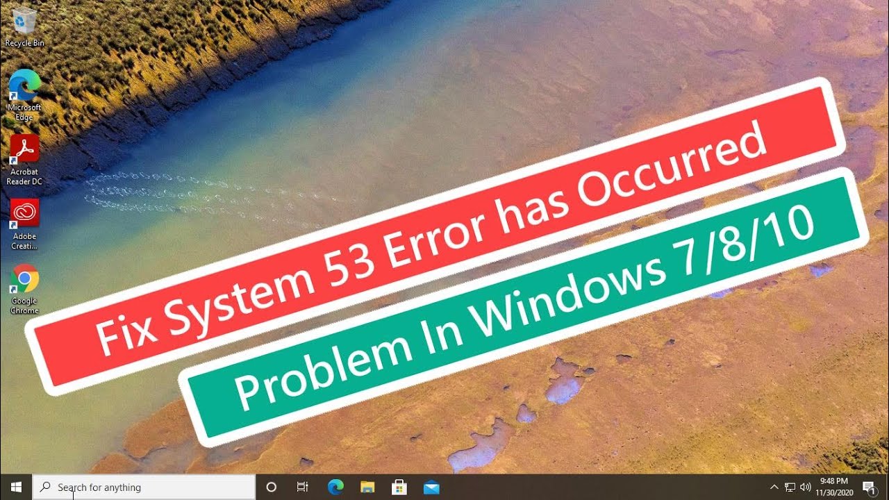 Solución de error de sistema 53 en Windows: Activar descubrimiento de red, compartir archivos e impresoras
