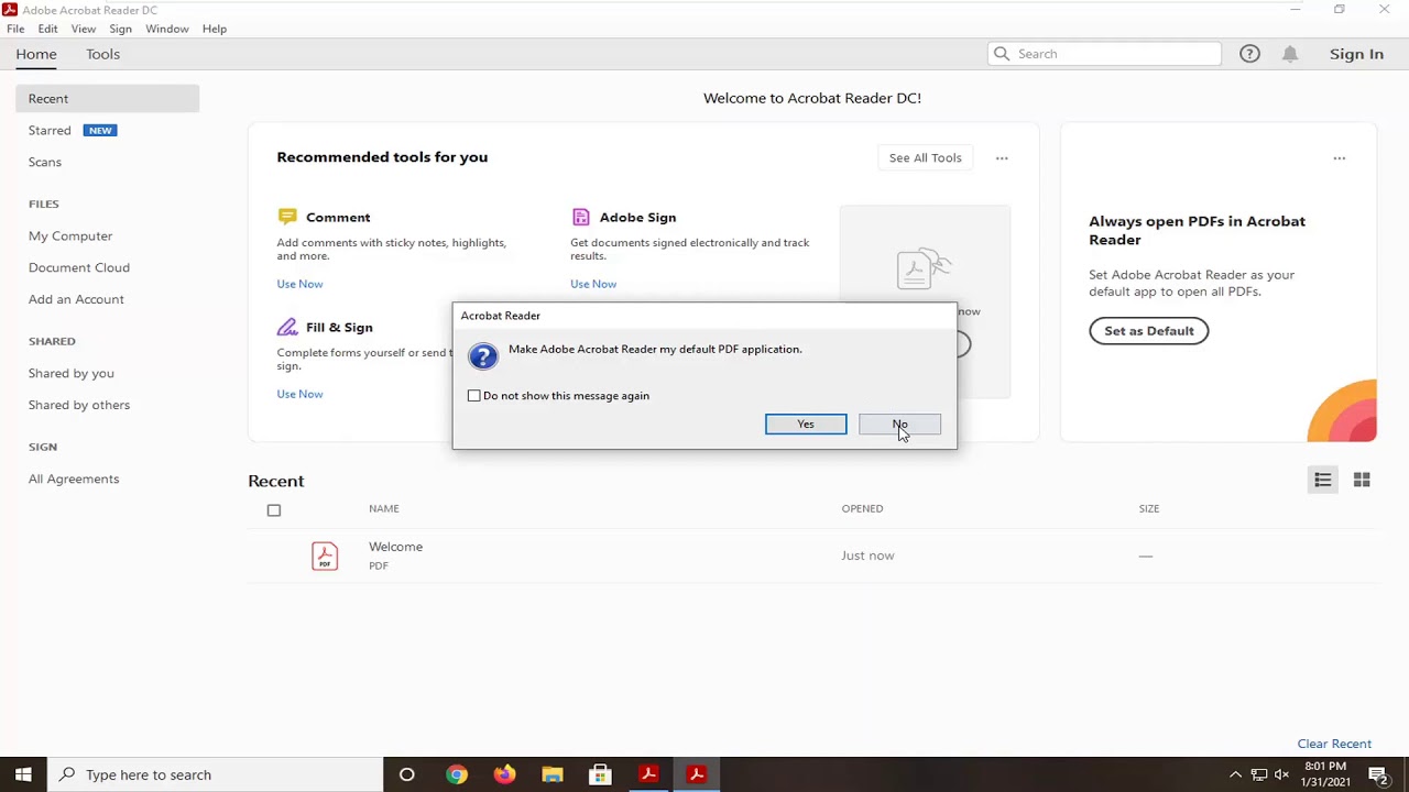 «No se pueden imprimir archivos PDF desde Acrobat Reader en Windows 10»