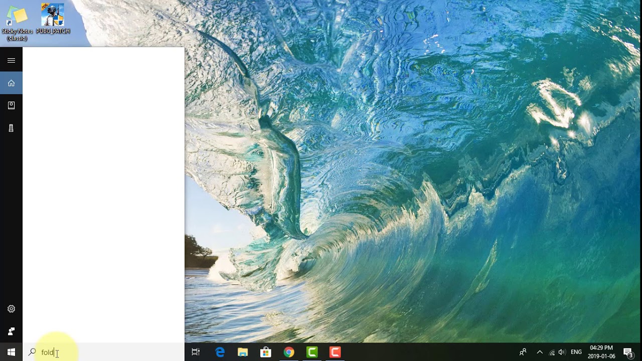 Desactivar/Activar barra de estado en el Explorador de archivos en Windows 10
