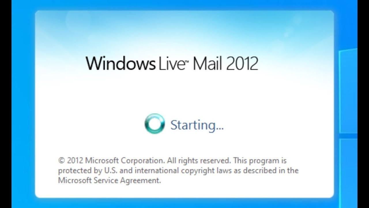 «Resolviendo el error en Windows Live Mail»