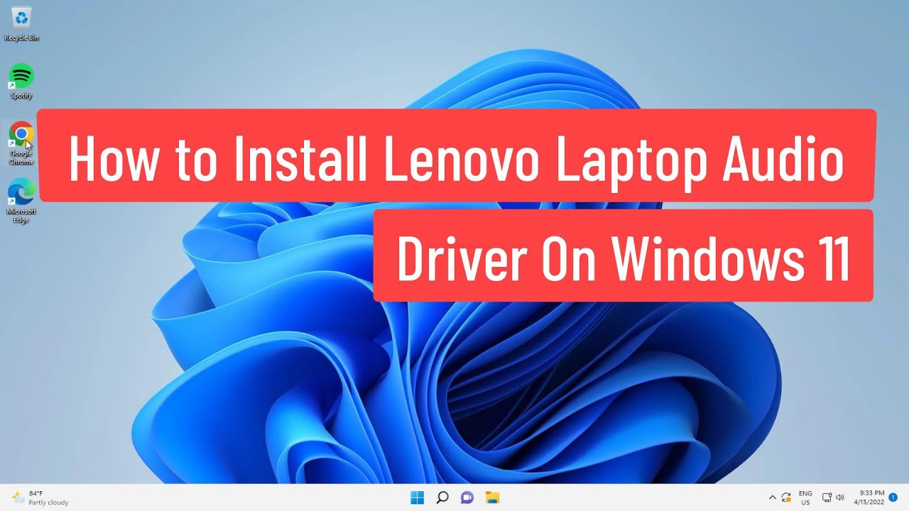 Solución de problemas de audio en laptop Lenovo en Windows 11.