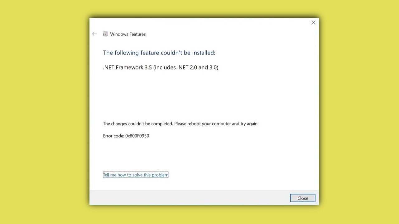 Resolviendo errores de instalación de .NET Framework 3.5 en Windows 11 [Tutorial completo]