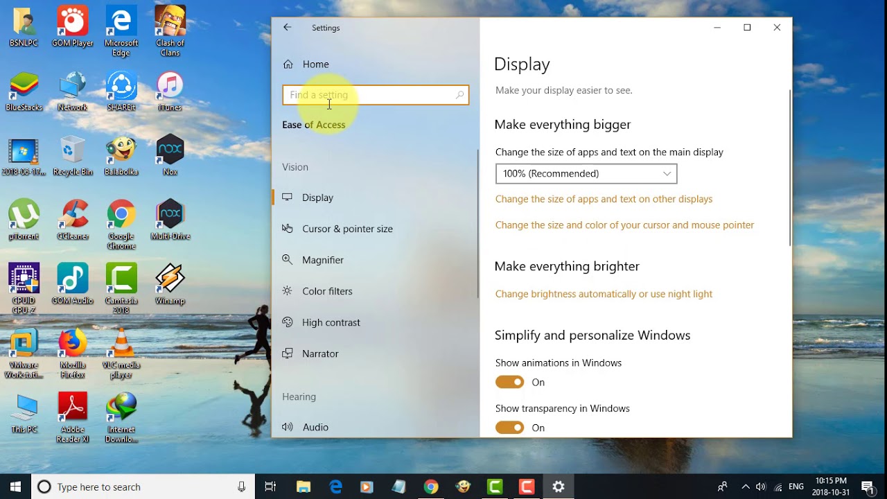 Teclas numéricas no funcionan en Windows 10