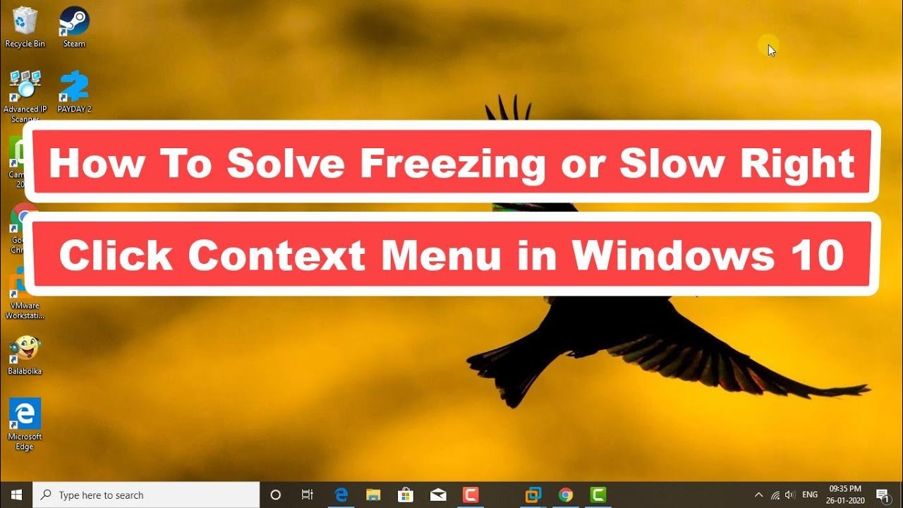 Solución para menú contextual lento o congelado en Windows 10