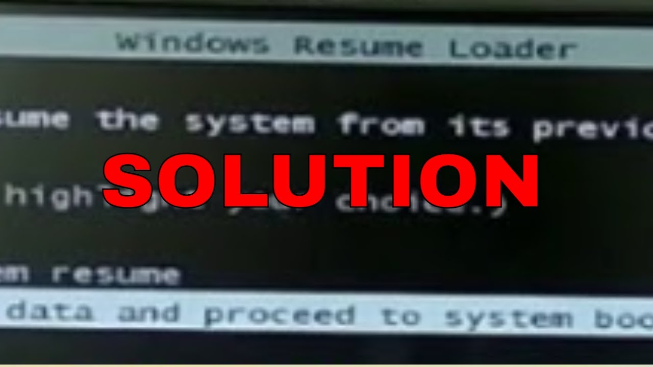 Solución para el teclado del Windows Resume Loader que no funciona