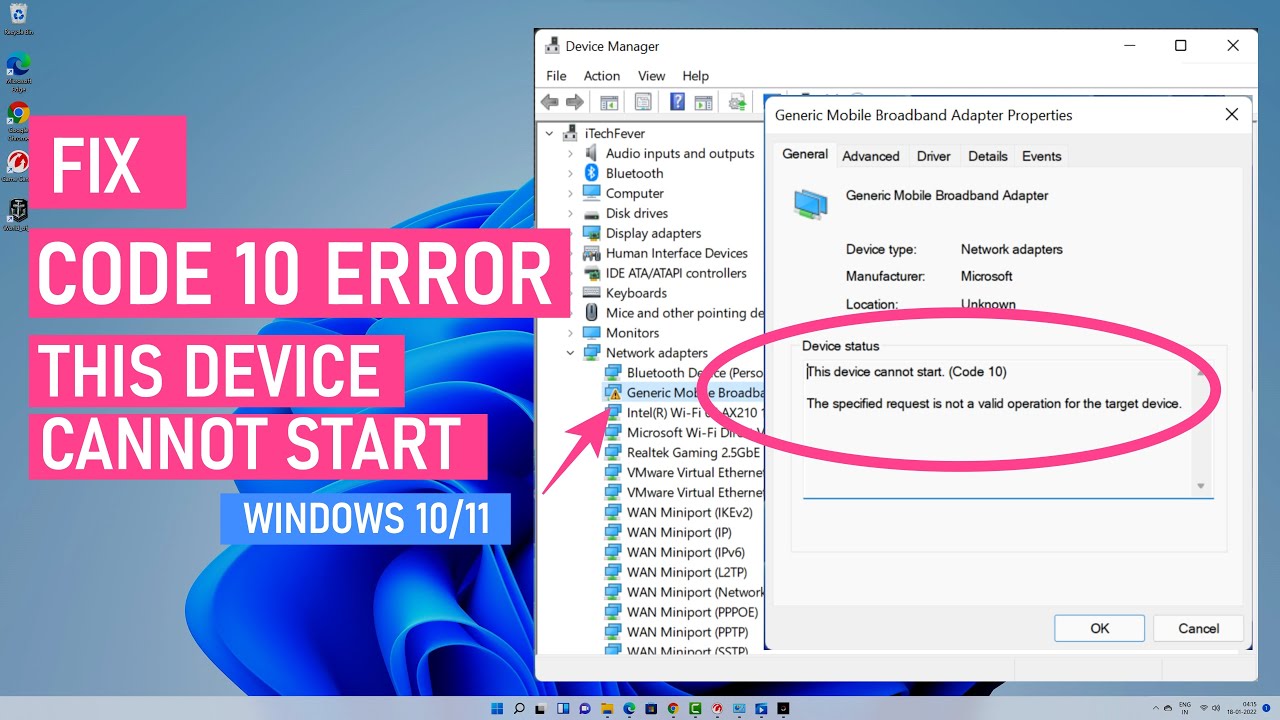 Corregir el mensaje de error de error status_device_power_failure en windows 10