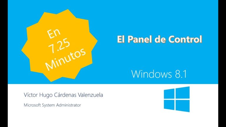 Cómo configurar panel de control en windows 8 - Mundowin