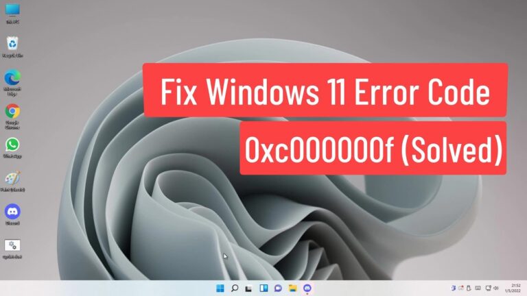 Solución: Windows 11 Error Code 0xc000000f en tres métodos - Mundowin
