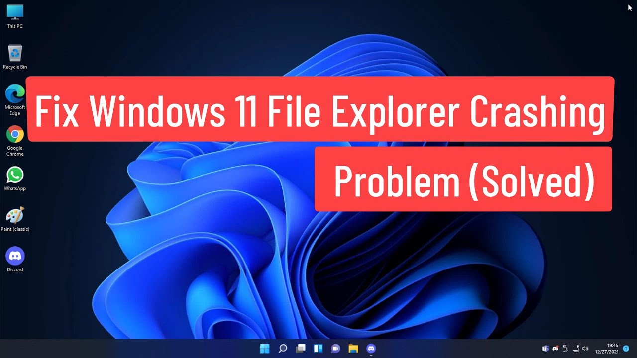 Arreglar problema de bloqueo de Explorador de archivos en Windows 11: método de solución.