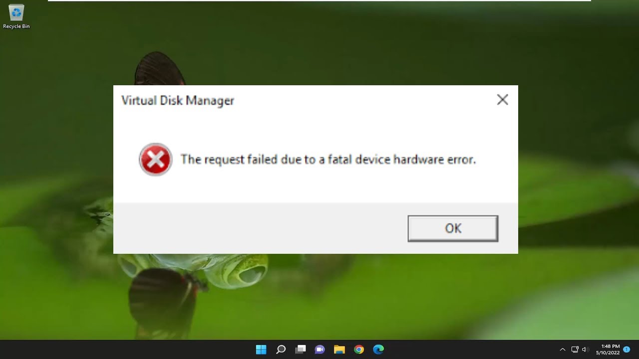 Error 0x800701e3: Solución para error de hardware fatal