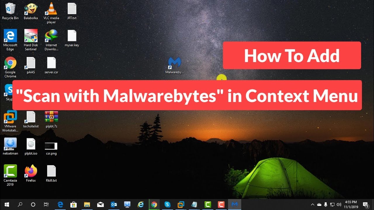 Agregar Escaneo con Malwarebytes al menú contextual