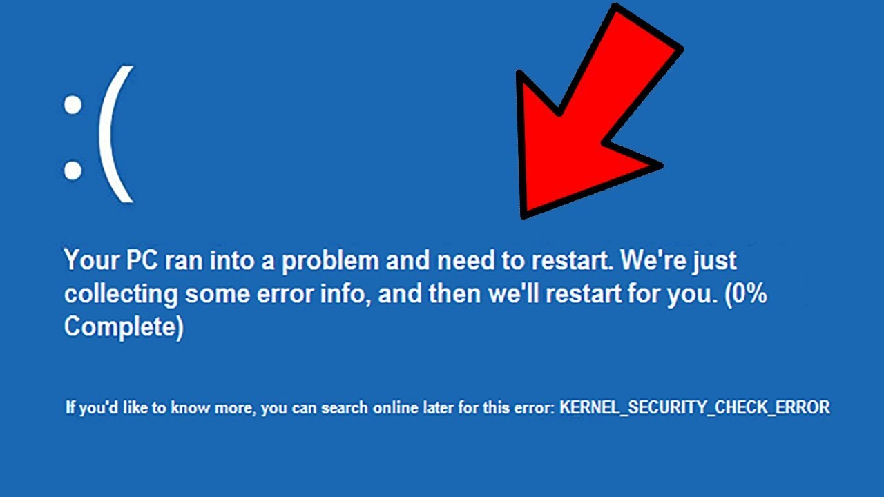Solución para el error ‘Kernel Security Check Failure’ en Windows 2023