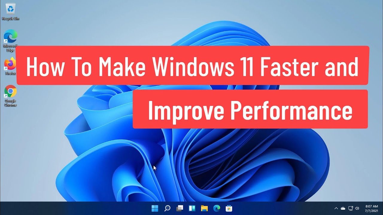 Mejorar rendimiento en Windows 11: tutorial