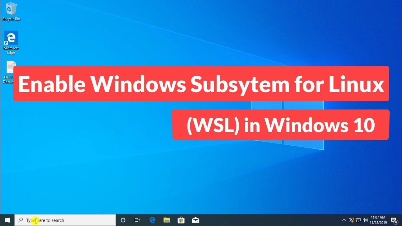 Habilitar WSL en Windows 10: tutorial rápido y sencillo.