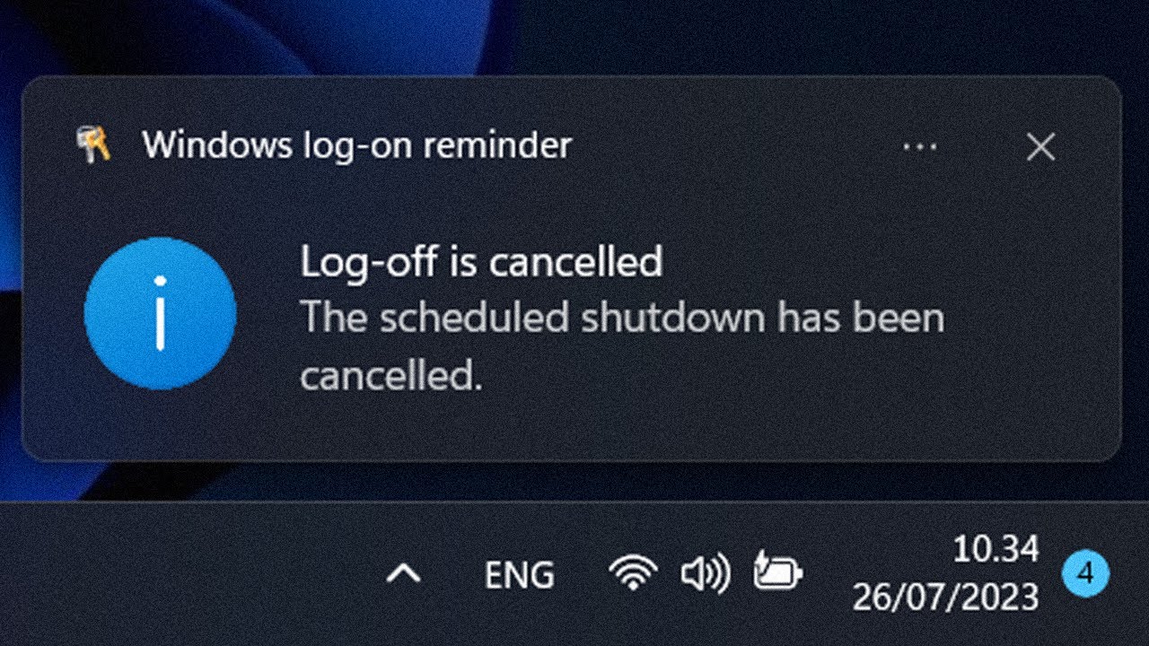 Desactivar temporizador de apagado en Windows 10 y 11