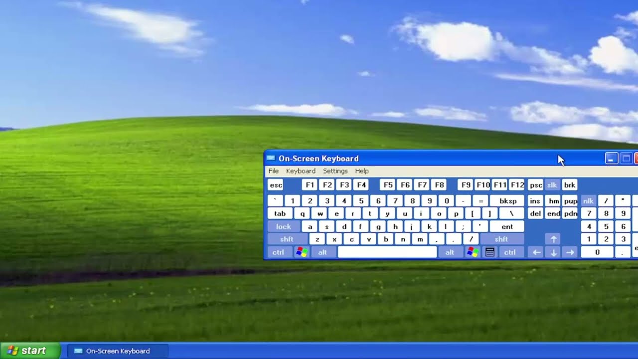 «Obtener teclado en pantalla en Windows XP [Tutorial]»
