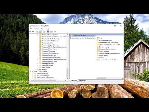 «Ocultar firewall y área de protección de red en Windows 10»