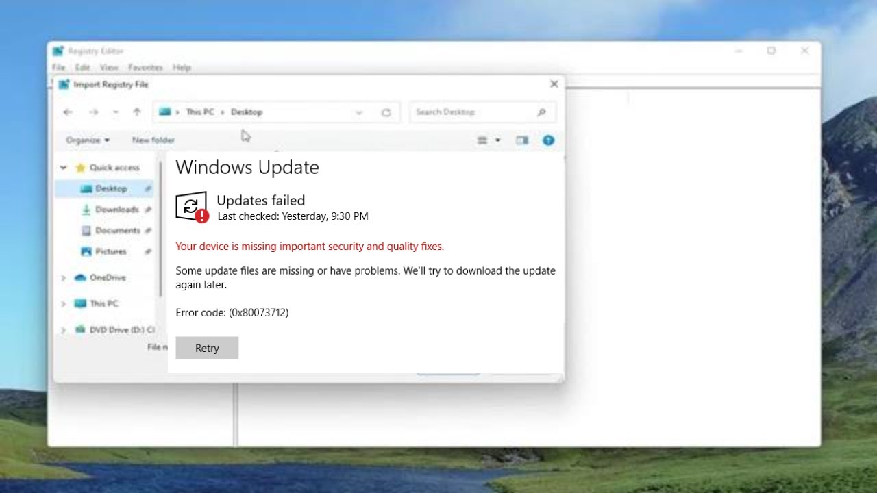 «dispositivo sin actualizaciones de seguridad y calidad en Windows 11»
