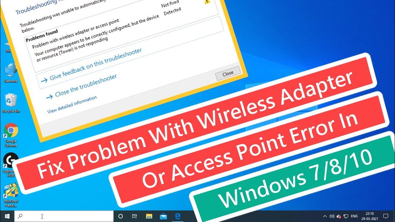 Solución para error con adaptador inalámbrico en Windows: tutorial en video