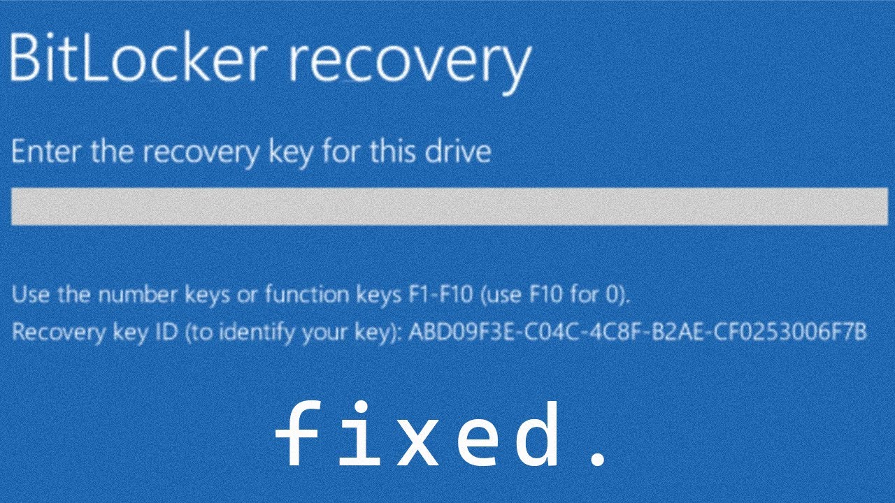 Solución simple para BitLocker pidiendo clave de recuperación en Windows 11
