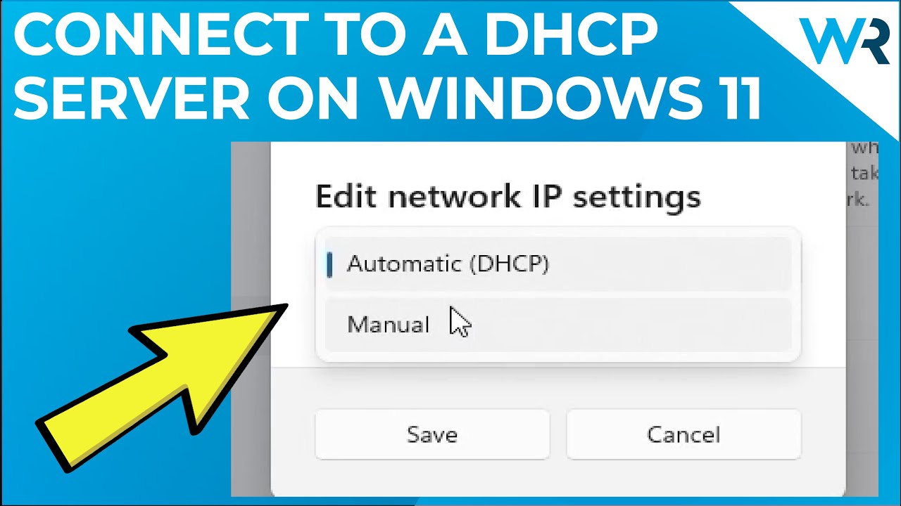 Conectarse a un servidor DHCP en Windows 11