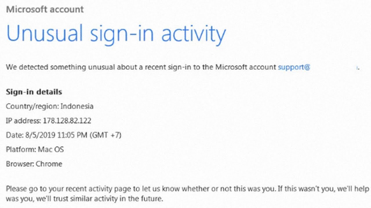 Consejos para detectar actividad inusual en tu cuenta Microsoft