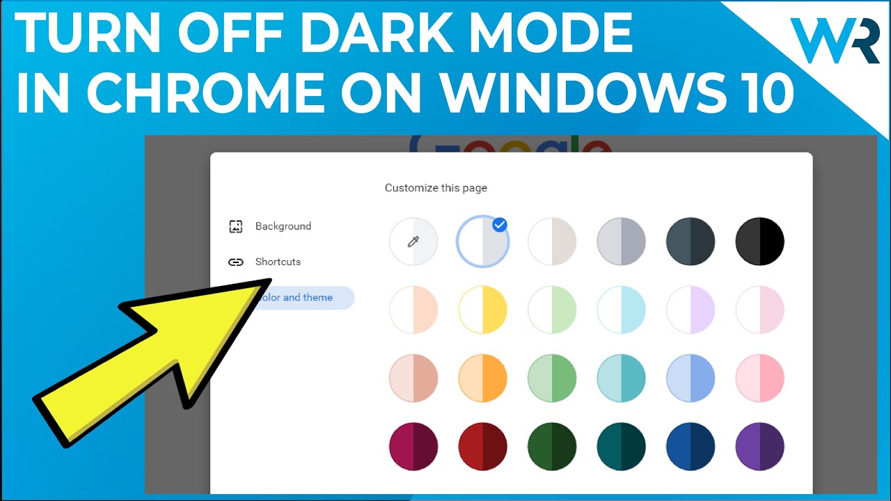 Cómo deshabilitar el modo oscuro en Chrome en Windows 10: paso a paso.