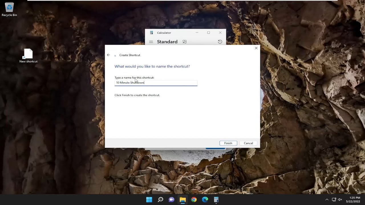 «Crear temporizador de apagado en Windows 11»